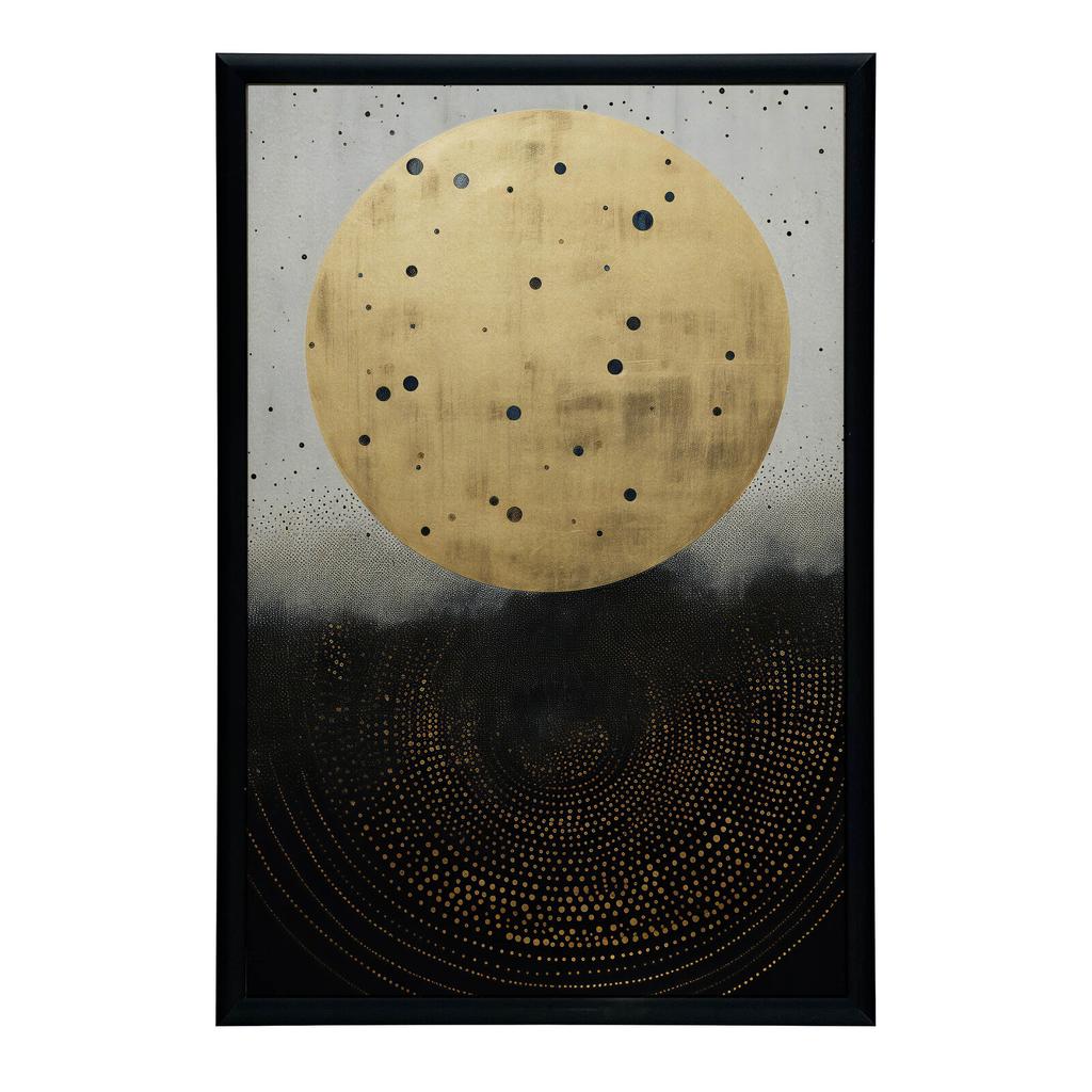 Złoty Kosmiczny Krąg Złoty Kosmiczny Krąg, 50X70 Cm, Bez Ramy, Papier Matowy 230 Gsm