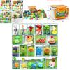 Plants Vs Zombies Childrens Toy Set With Storage Box 22 Pieces For Creative Play And Gift