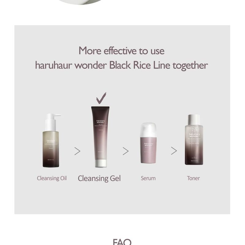 HARUHARU WONDER Black Rice Moisture 5.5 Soft Cleansing Gel