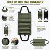 Heavy Duty Roll Up Tool Organizer Oxford Fabric Waterproof Multi Storage Bag Portable Pouch for Mechanics Household Repair