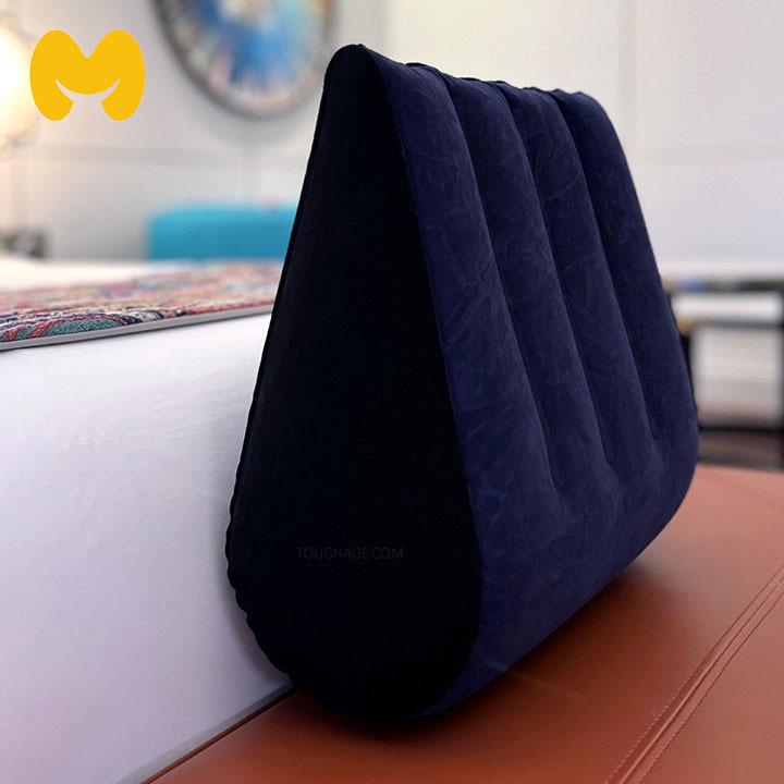 Hacker Magisches Dreieck Aufblasbares Beflocktes Kissen - Erotisches Positionspad für Paare, Doggy-Style Kissen