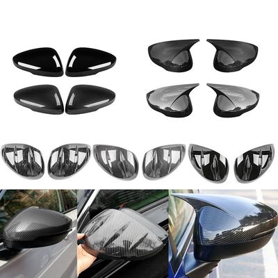 2PCS Car Side Rearview Mirror Cover Cap Mirror Shell Case For Honda Civic 11th Gen 2022 2023 Rear View Mirror