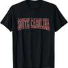 South Carolina Throwback Klassisches Retro Staatsflagge Vintage Grafik T Shirt Vintage Washed Designer Clothes Graphic Stylish