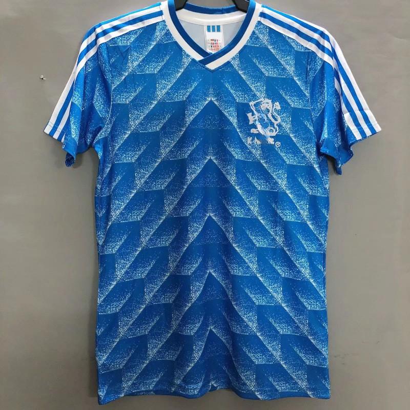 Retro Football Training Jersey Men Vintage National Team Club Top Sports