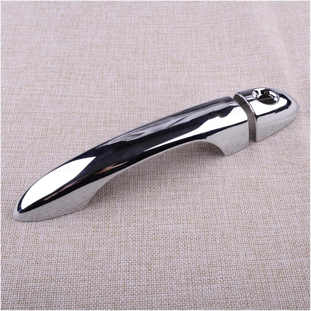 Car Door Handle Cover ABS Exterior Side Door Handle Cover Trim Bezel Cap Chrome Fit for Fiat 500X SUV 2016-2023
