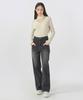 WOVEMENT [22Fw] Square Washing Denim Pants - Black