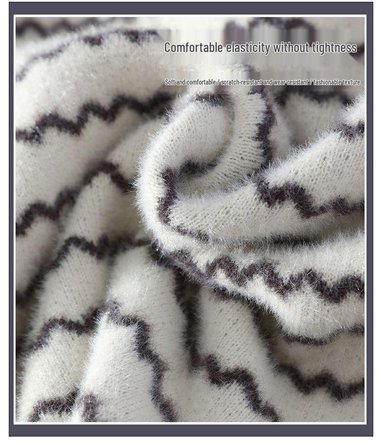 Herr Mink Cashmere Höghalsad Tröja - Vinter Förtjockad Stickad Trend