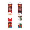 A Pair of Christmas Banners for Holidays: Suitable for Home, Party, or Garden Decoration -180cm/70.8 Inches X 30cm/11.8 Inches