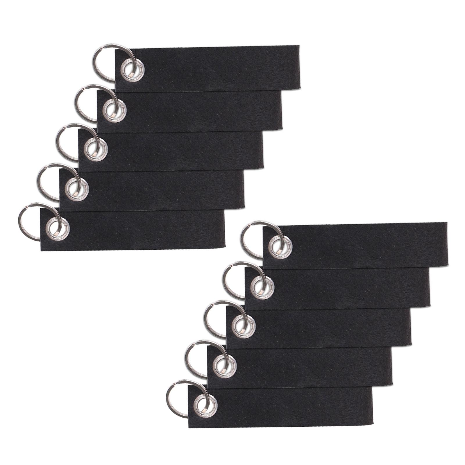 

Персонализированный красочный фетровый брелок Креативный брелок-аксессуар для вдохновения DIY Универсальная фетровая заготовка Шарм для брелока чёрный