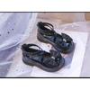 Girls Sweet Bowknot Rhinestone Lolita Princess Kids Leather Single Shoes