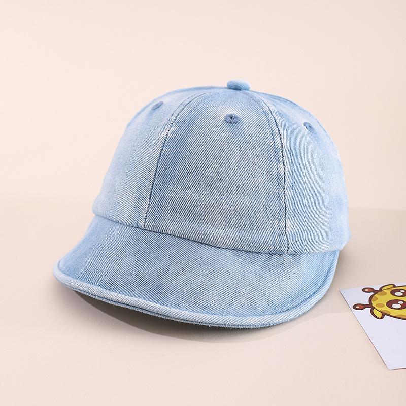 Frühlings-Denim Kinder Baseballkappe mit breiter Krempe - Unisex Mode Style