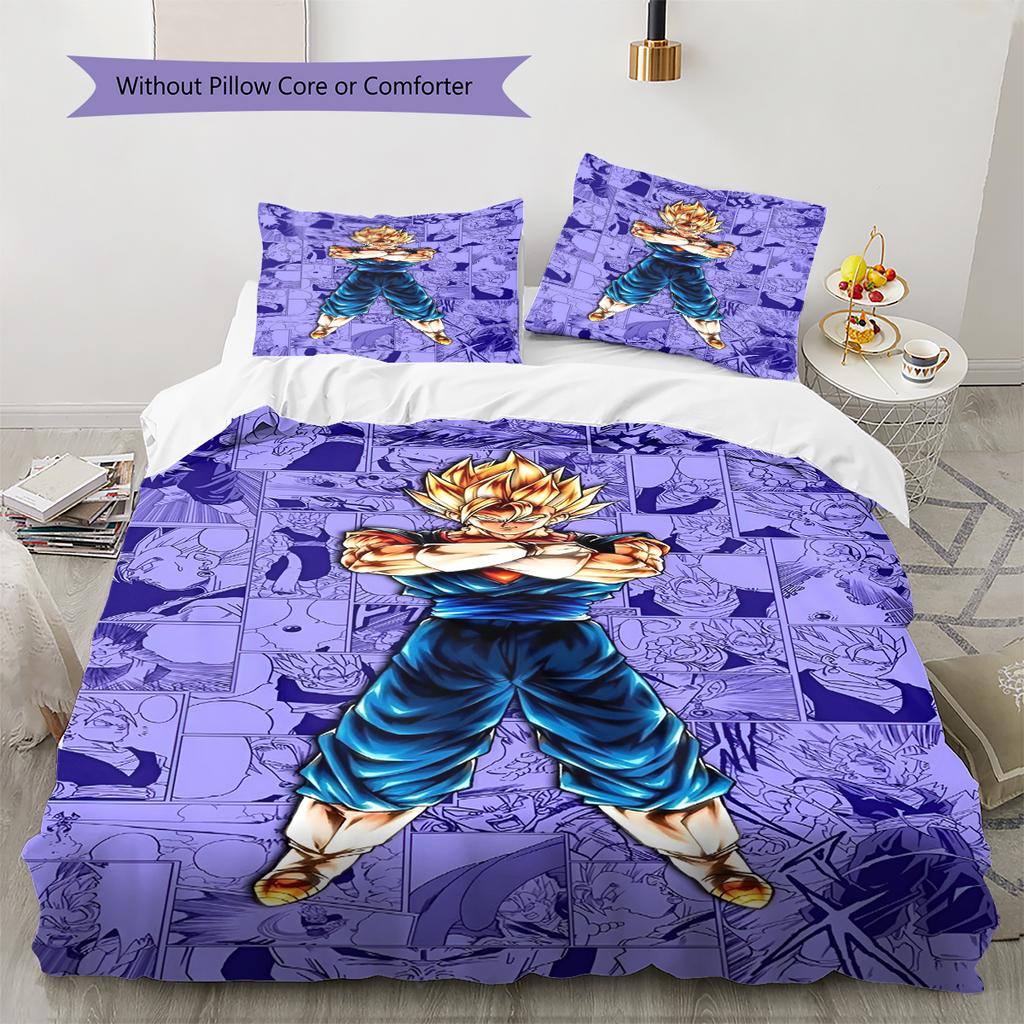 Set Copripiumino Trapuntato con Fantasia Cartone Animato Federa Decorazione per la Casa Regalo di Compleanno (1 * copripiumino + 2 * federa, senza nucleo)