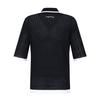 MARTINE GOLF Mesh Pullover Knit_Navy