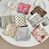 Polka dot silk scarf square scarf high-end new versatile decorative scarf scarf scarf neck cashew flower scarf shawl can be used as a tube top