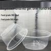 Transparent High-Temperature Resistant Disposable Plastic Bowl - Thick and Round for Household or Commercial Use (No Lid)