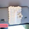 Cute Floral Car Tissue Box - Creative Hanging Pull-out Tissue Storage for Car Interior Decoration