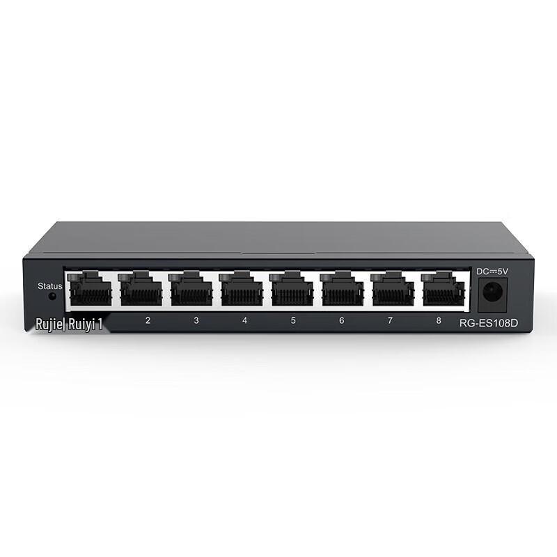 Ruijie RG-ES108D 8-Port 100Mbps Unmanaged Desktop Switch
