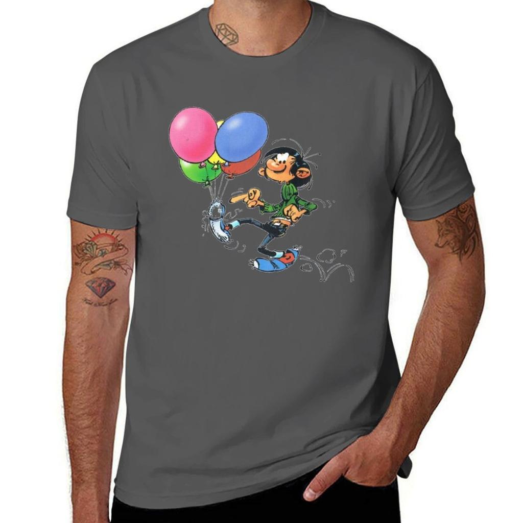 Anniversaire Gaston Lagaffe Classique Tshirt Casual Fashion Print Tee Top Tshirt