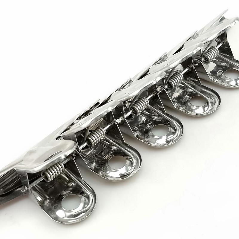 Stainless Steel Bill Clip for Office: Available In Extra Large, Large, Medium, Small Sizes for Finance, Iron Receipts, and Stationery Supplies.