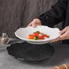 Nordic Style Irregular Ceramic Salad & Dinner Plate