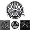 Auto Frontgrill Emblem Stern Plakette 3D Spiegel OE Stil Flache Oberfläche Für Mercedes Benz W245 W204 X204 B180 B200 B250 C280 C300 C350