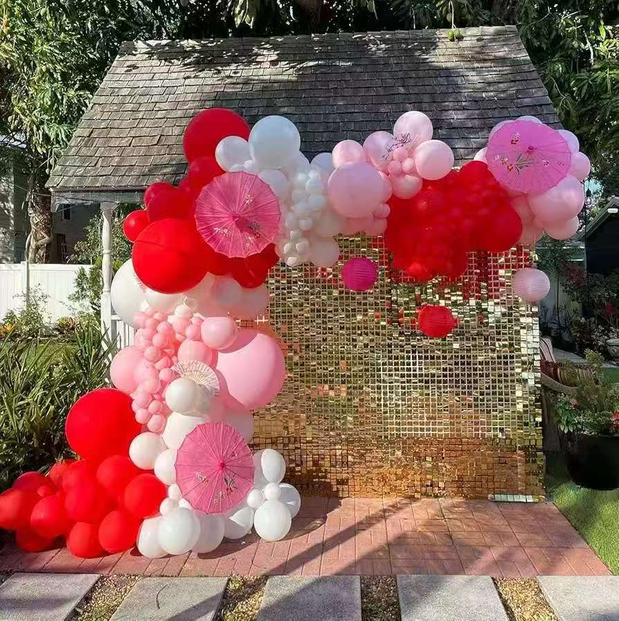Vintage Sand White Balloon Wreath Balloon Arch Set Birthday Party Wedding Balloon Decoration Graduation Season