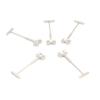 100Pcs T‑Pins Replacement Steel Needles Tile Leveler Floors Walls Builing Construction Tools
