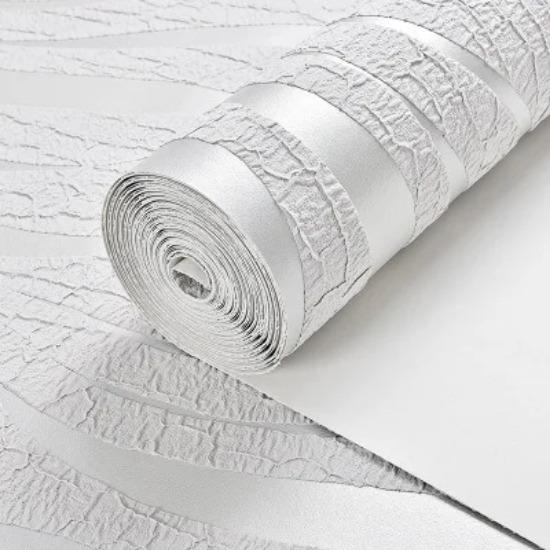 

Обои с волнистой полосой, утолщенный бархат из оленьей кожи для спальни, гостиной, фона для ТВ-стены, обои Papel De Parede 9.5mx53cm