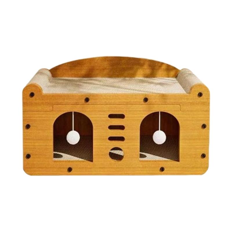 

Kitten Furniture Cats Bed Scratching Board Kitten Scratching Board Scratcher Bed for Pet Indoor Bed Cats Scratcher