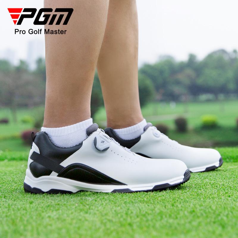 PGM Men's Spikeless Waterproof Golf Shoes - Anti-Slip & Breathable for Summer