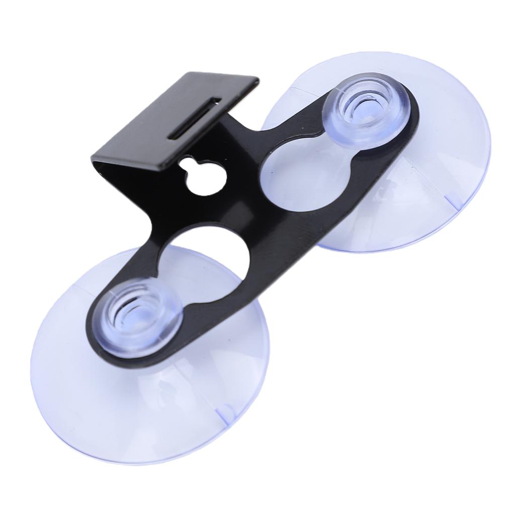 Universal Suction Detector Cup Mount Windshield And Dashboard Detector Suction Mount For Vehicles Black