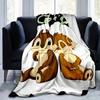 1pc, Chip 'n' Dale Throw Blanket Cozy Home Decor, Perfect for Couch, Bed, Travel, Camping, Car, Beach, Office Nap Soft Coverlet Gift Idea