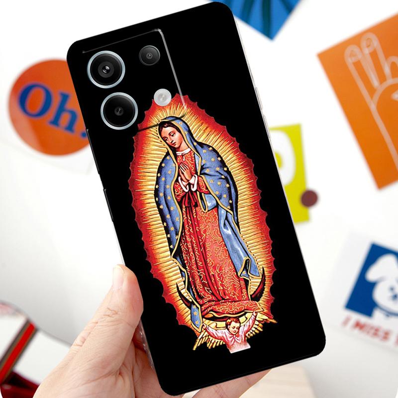 Virgen De Guadalupe Virgin Mary Funda For Xiaomi Redmi Note 14 Pro 10 11 12 13 Pro 11S 12S Case For Redmi 15 14C 12C 10C 13C