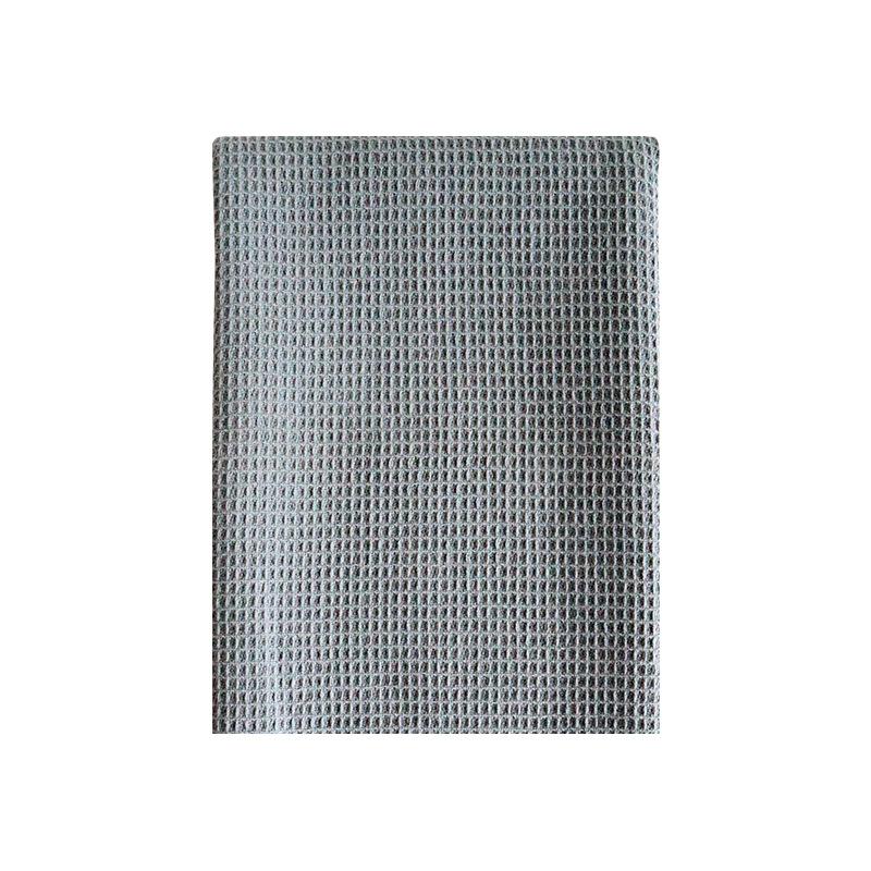 Nordic style cotton rectangular plain waffle tea towel kitchen towel napkin темно-серого