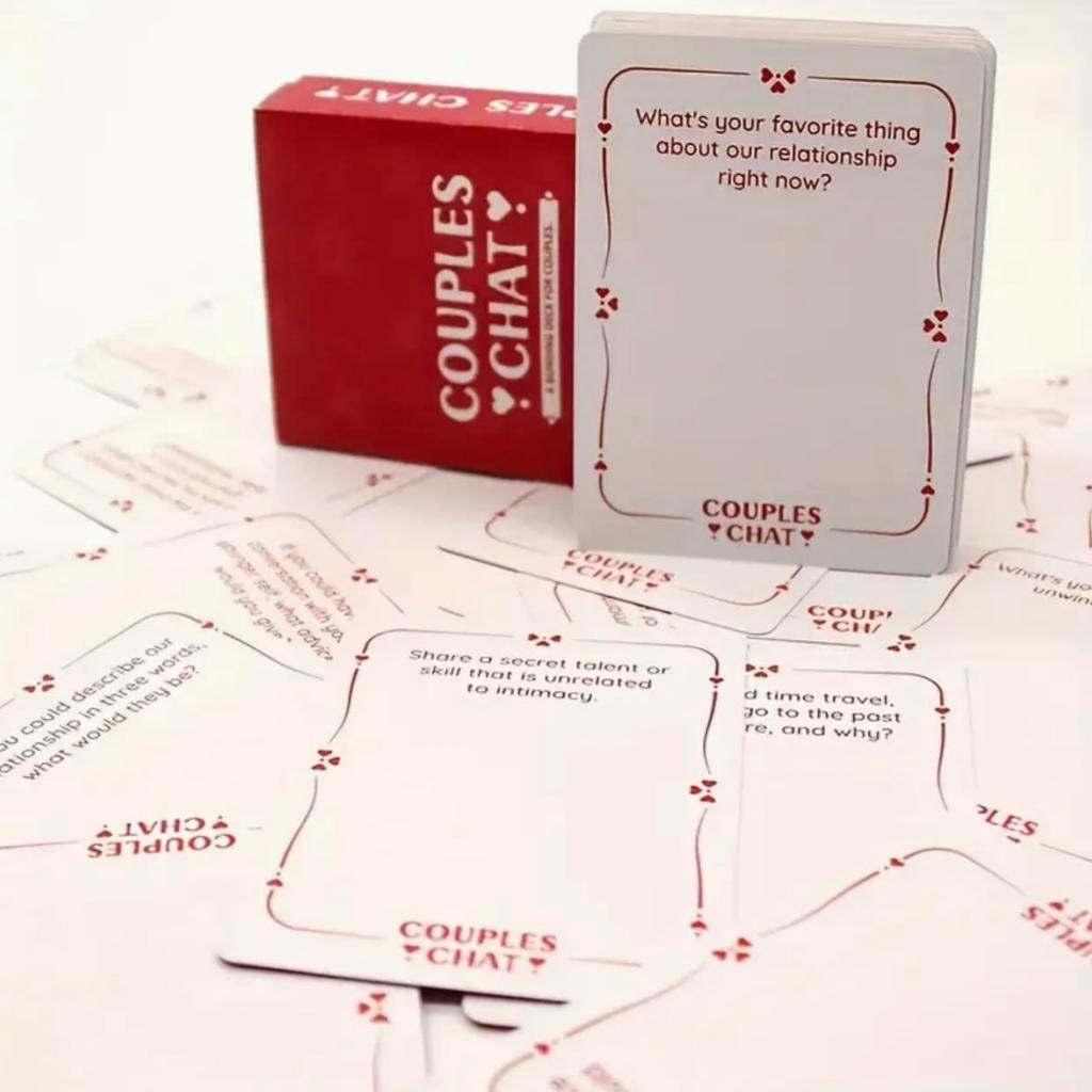 Couples Chat Party Classic Romantic Funny Adult Board Game Cards Fun Challenges Interactive Cards Start Fun Night Games New Year
