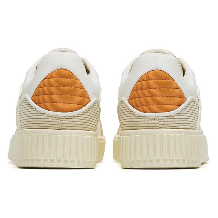 New Anta 982 Low Top Skateboard Shoes Women's White Brown 122248066-4