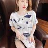 Women's Loose Half-Sleeve White T-Shirt - Summer 2026 Korean Style