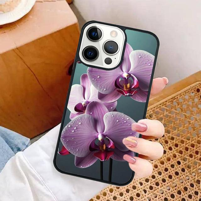 Orchid Flowers Colorful Phone Case for iPhone 16 15 SE2020 6 7 8 Plus for Apple 13 11 12 14 Mini Pro Max Cover Coque Shell