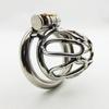 Stainless Steel Chastity Device Penis Cage Male Cock Cage with Lock Bondage Adult Sex Toys Men Scrotum Restraint Chastity Lock