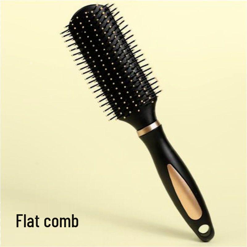 

Cushion Airbag Curling Comb for Men & Women: Round Barrel Roller Brush & Rib Comb for Inward Styling & Massage