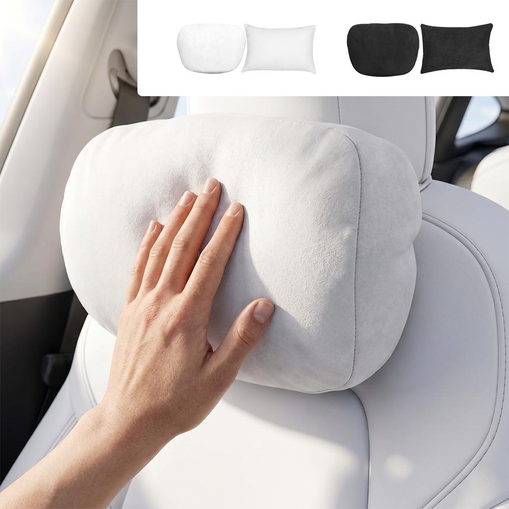 For Tesla Model 3 Highland Model Y Juniper Model YL 6-seat Model Y 3 High Quality Car Neck Pillow Soft Car Neck Support Cushion