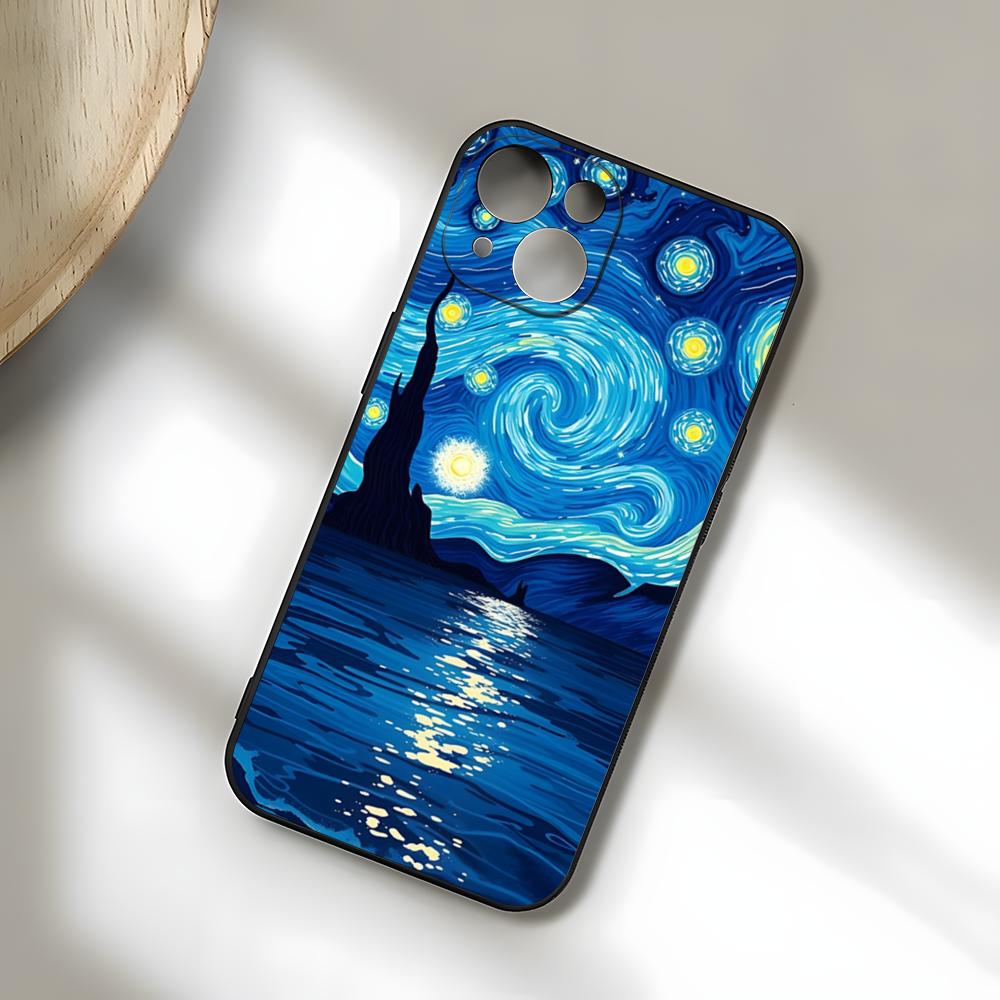 Van Gogh Oil Paintings Phone Case For IPhone 17 Pro Max 15 Pro 16 14 Plus 12 13 Mini 11 Pro Shockproof Soft Cover