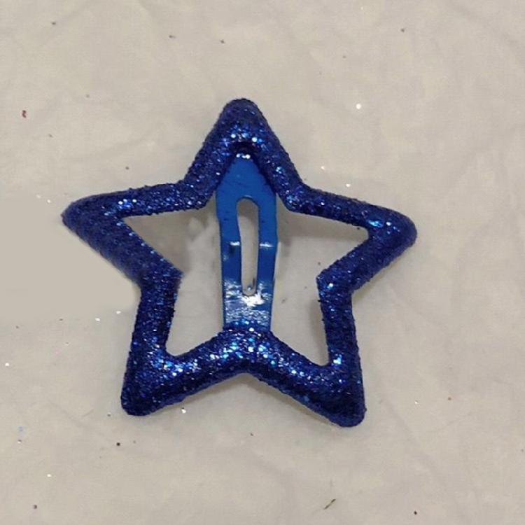 Metal Hairpin Five-pointed Star Hair Clip Girl Barrettes Children Side Clip