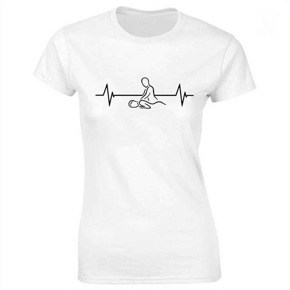 Massage Therapist Print Cotton Casual Tshirt Women Funny T Shirt for Lady Streetwear Regular Top Tee
