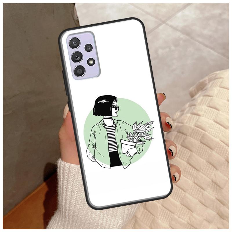 

Leon The Professional Case For Samsung Galaxy A14 A34 A54 A12 A22 A32 A42 A52 A13 A23 A33 A53 A50 A51 A71 Cover Samsung A73 5G