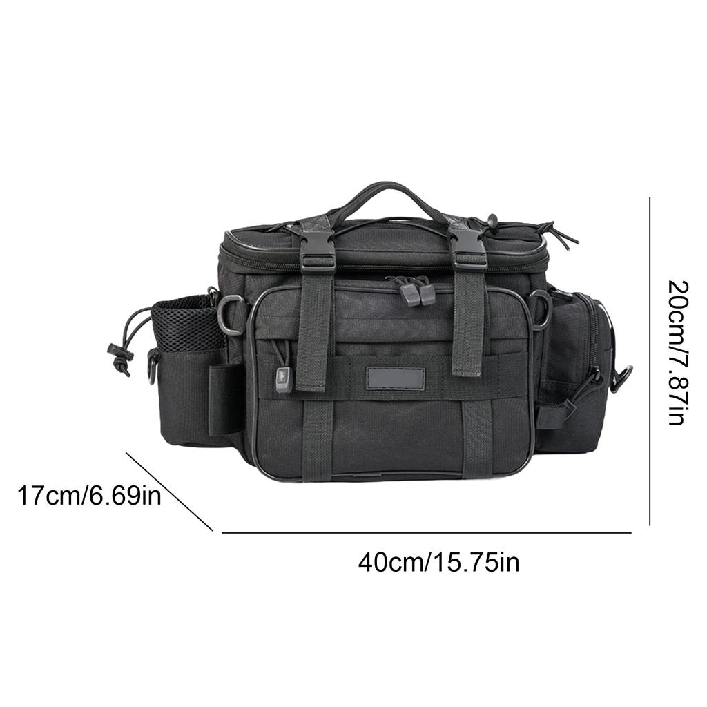 Thickened Tackle Bags Large Capacity Outdoor Fishing Reel Bait Box Hunting Storage Tackle Bags Camping Picnic Cycling Backpack