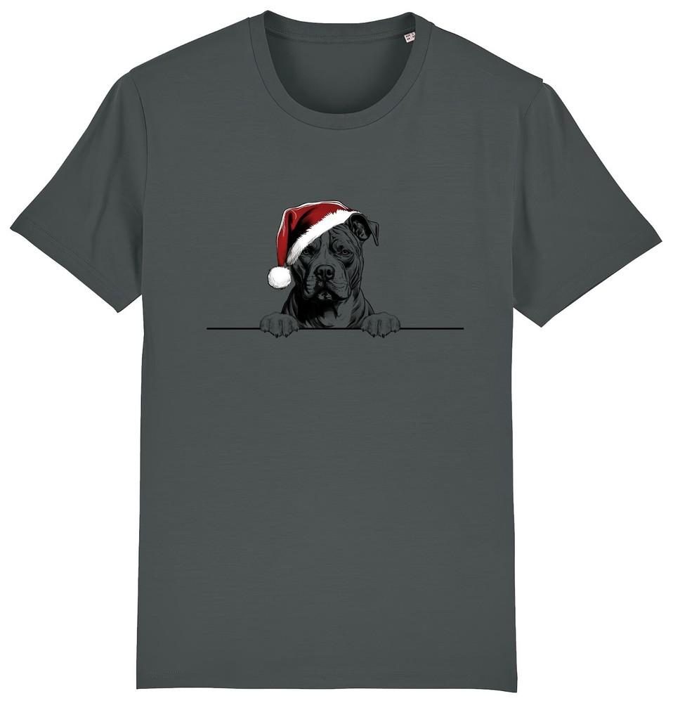 

AMERICAN BULLDOG Christmas Dog T-Shirt Mens Womens Kids Dogs Clothing Gift BULLY XL