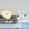 Acrylic Swan Wall Clock Hanging Ornament Modern Office Timepiece Silent Holiday Housewarming Room