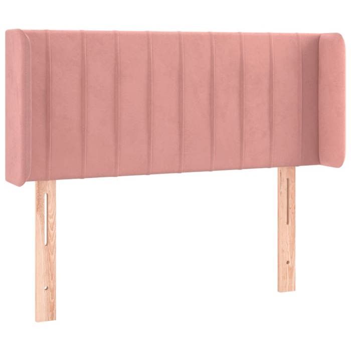 VidaXL LED Headboard Bedroom Furniture Single Bed Accessory Headboard Bed Frame Interior Pink 3123521
