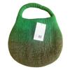 Water Felted Bee Bag – One Handle with Magnet – Garden Greens